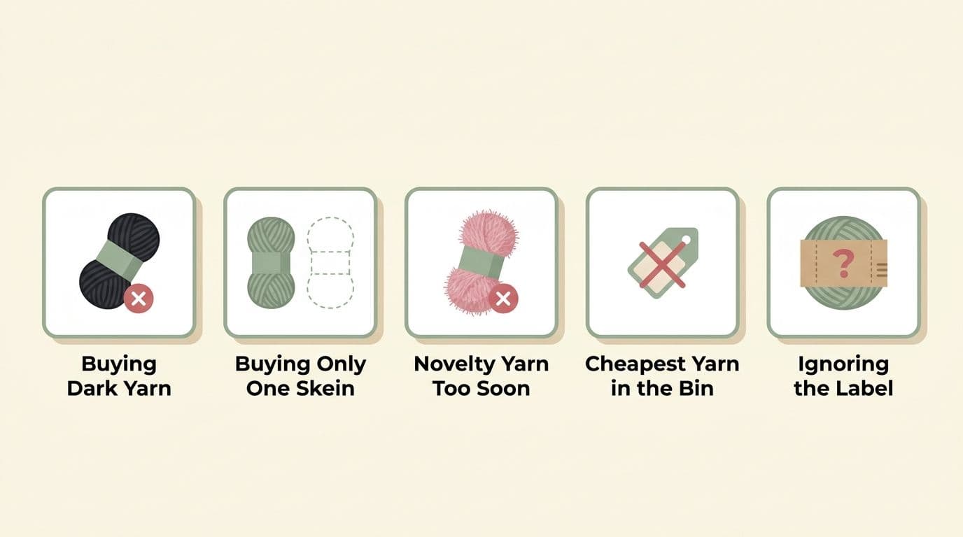 Common yarn buying mistakes beginners make and how to avoid them