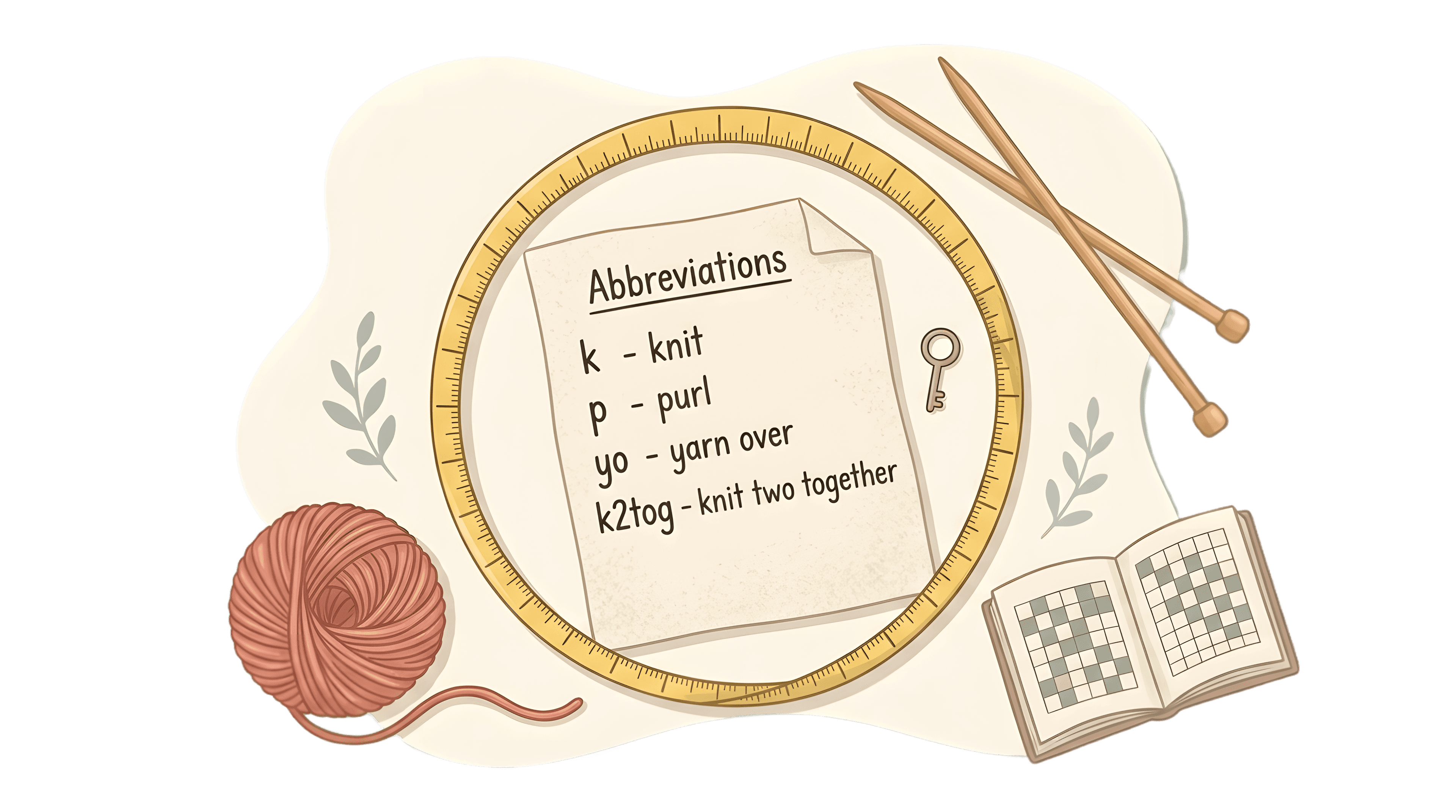 How to Read a Knitting Pattern - Yarnzy Beginner Cheat Sheet
